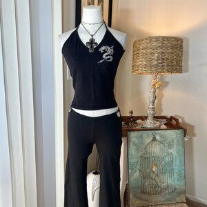 Y2k Halter Club Top
